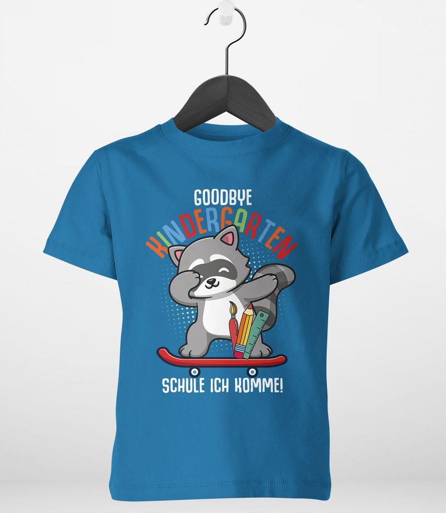Einschulung T-Shirt Für Jungen „Schule 2025“ – Navy, 100% Baumwolle