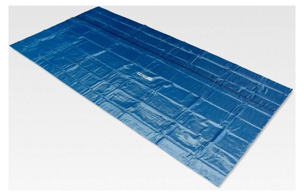 Rechteckige Poolabdeckung 260x160 cm - UV-beständige Solarplane mit Luftkammern - Abdeckplane zum Schutz - Selbstschwimmende Solarfolie für Pools...