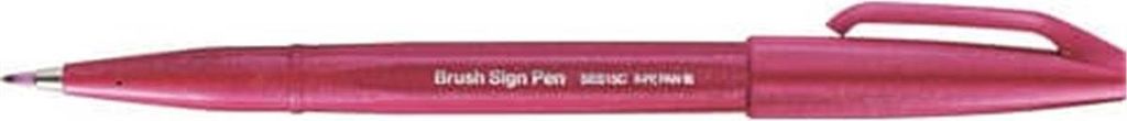 PentelArts Faserschreiber Brush Sign Pen SES15 burgunderrot
