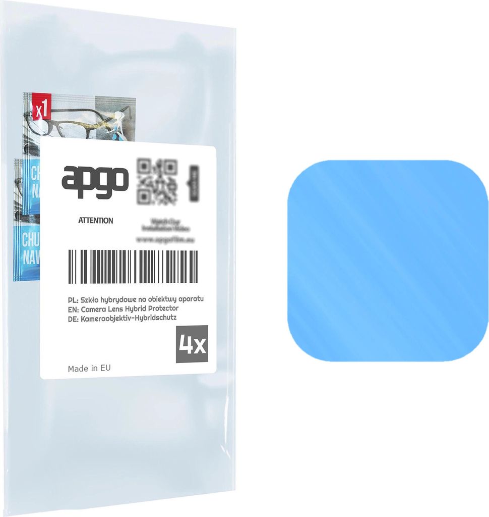 apgo 4 Stück Linsenschutz Kamera Schutzglas für Xiaomi Redmi Note 9 Kameraschutz, 9H Kameraobjektiv Camera Lens Protector