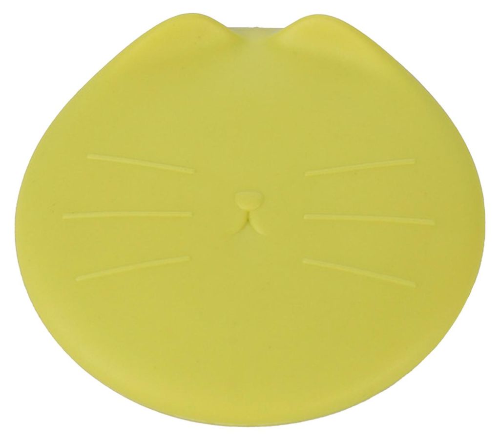 Tierfutter-Dosendeckel, universeller TPR-3-in-1-Abdeckung für Hunde und Katzen zur Aufbewahrung, grün