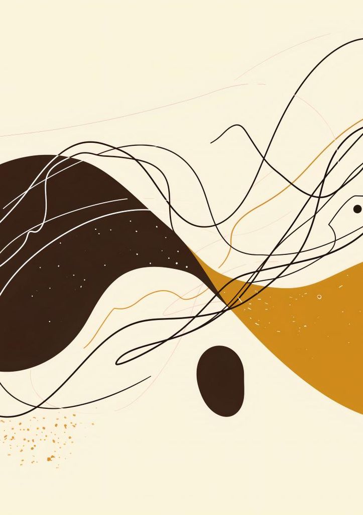 Plakat 59,4x84,1cm Symphonie von Linien und Formen