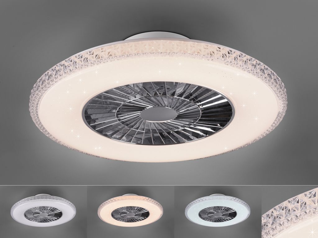 Ventilatore da soffitto con luce LED HARSTAD R62412106 Immagine del prodotto 