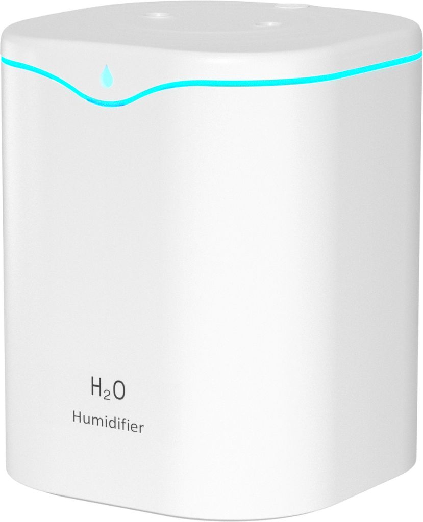 2L Doppel-Spray-Luftbefeuchter mit LED-Licht, kühle Nebel, Produktbild 