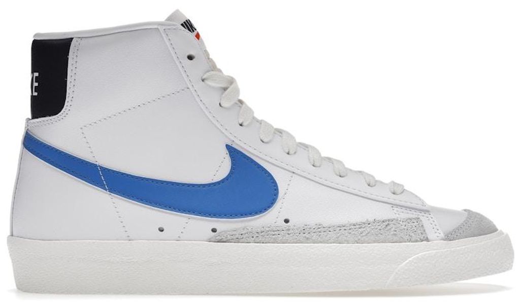 Nike Blazer Mid 77 Vintage, colore: bianco, azzurro chiaro, Immagine del prodotto 