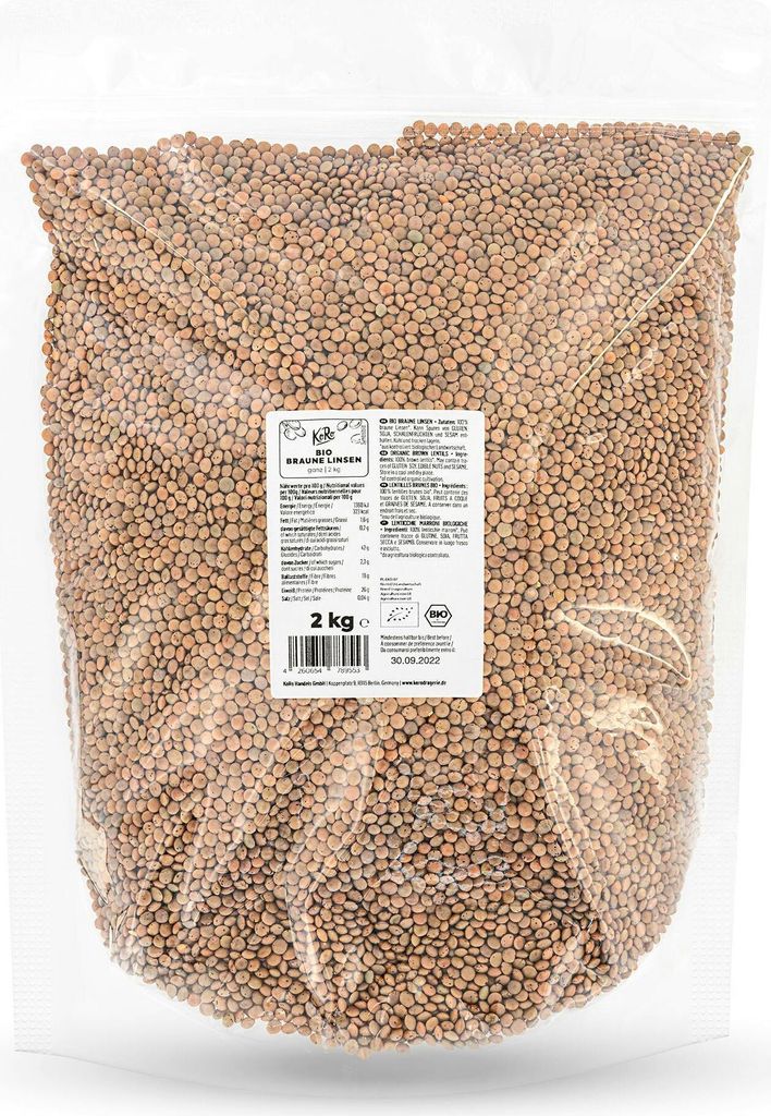 KoRo I Braune  Linsen 2 kg Produktbild 