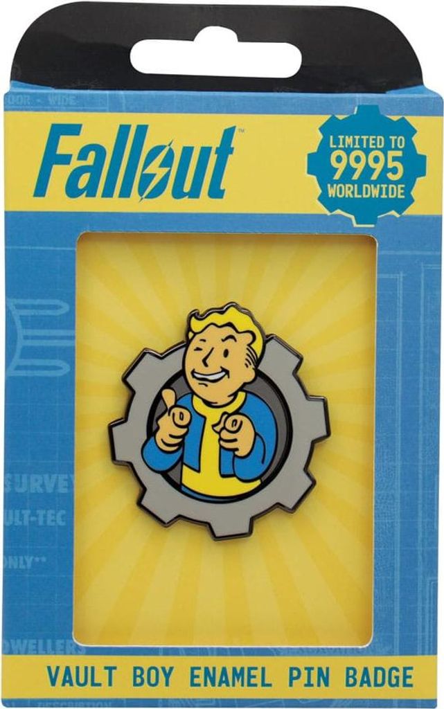 Fallout Charisma-Ansteckpin – Limitierte Auflage Vault Boy 42 mm