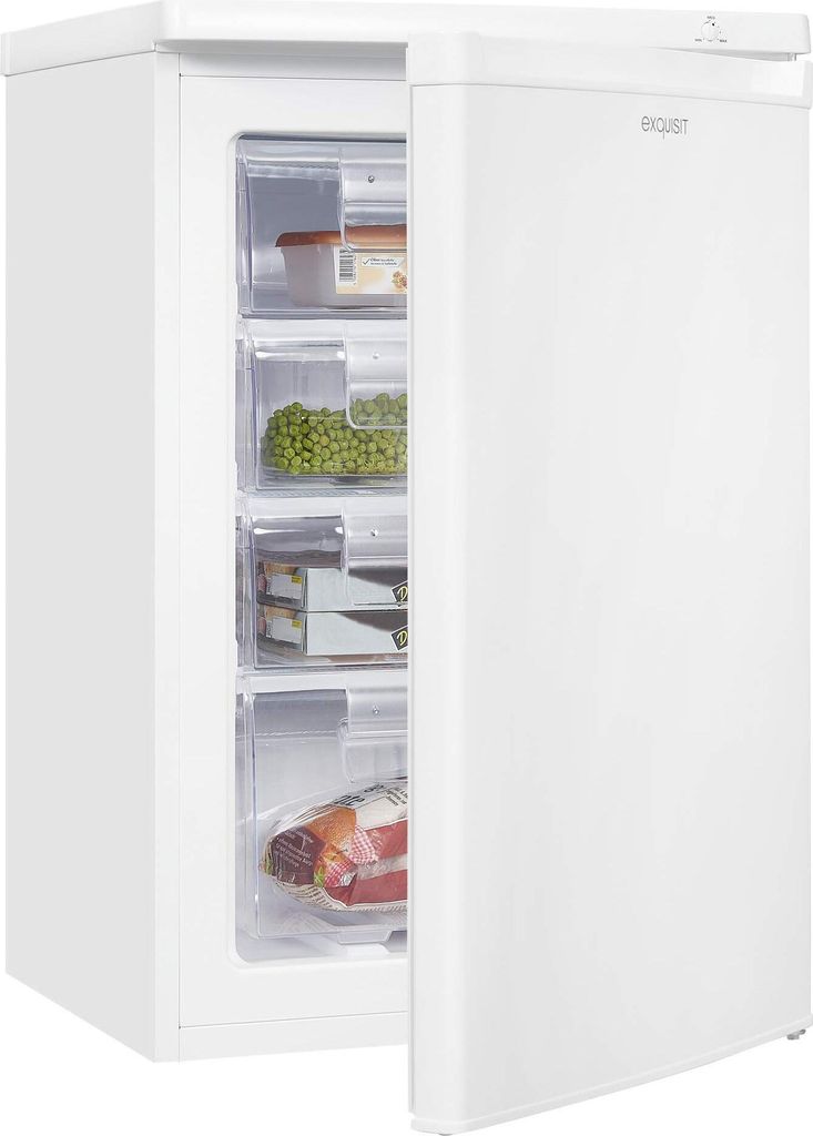 Exquisit Gefrierschrank GS80-040E weiss | Standgerät | 91 l Produktbild 11