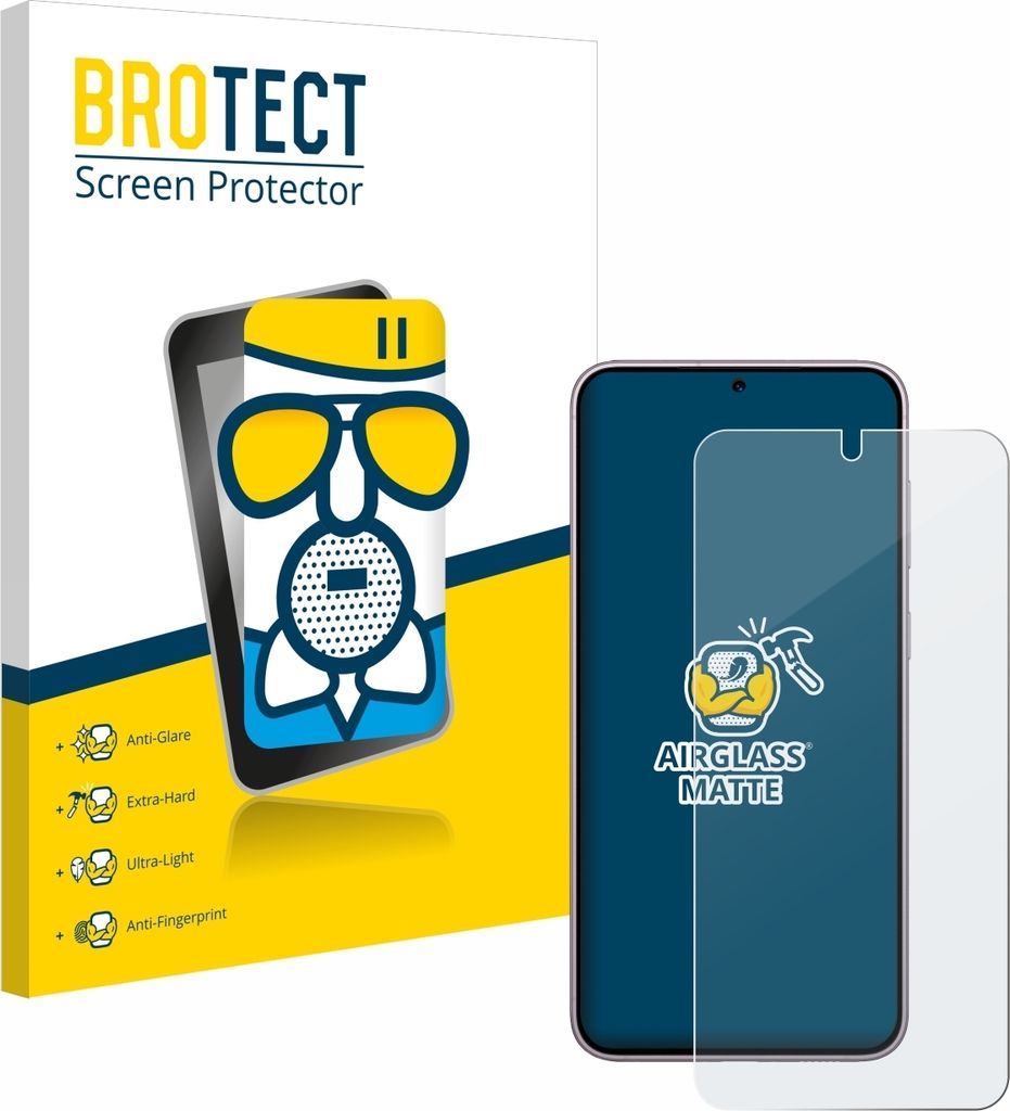 BROTECT Entspiegelungs Schutzglas für Samsung Galaxy S23 Schutzfolie Panzer Folie Glas Display Schutz matt