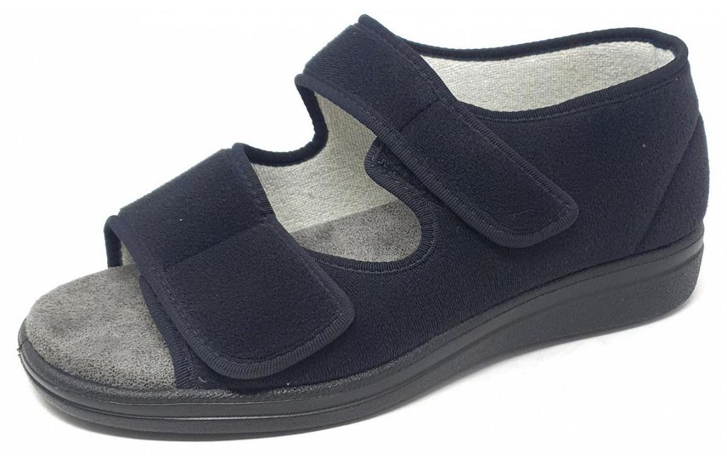 Fischer Markenschuhe Diabetiker Sandale Sandale Schwarz