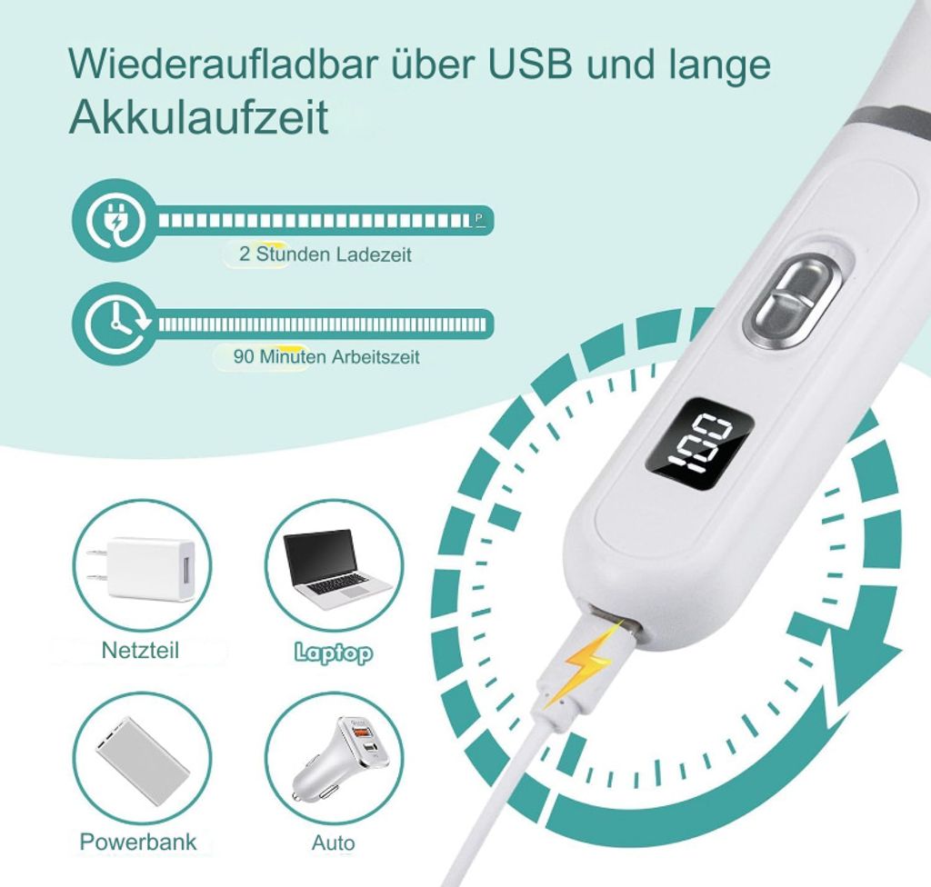 Leise Hundeschermaschine, Profi Schermaschine für Hunde Produktbild 5