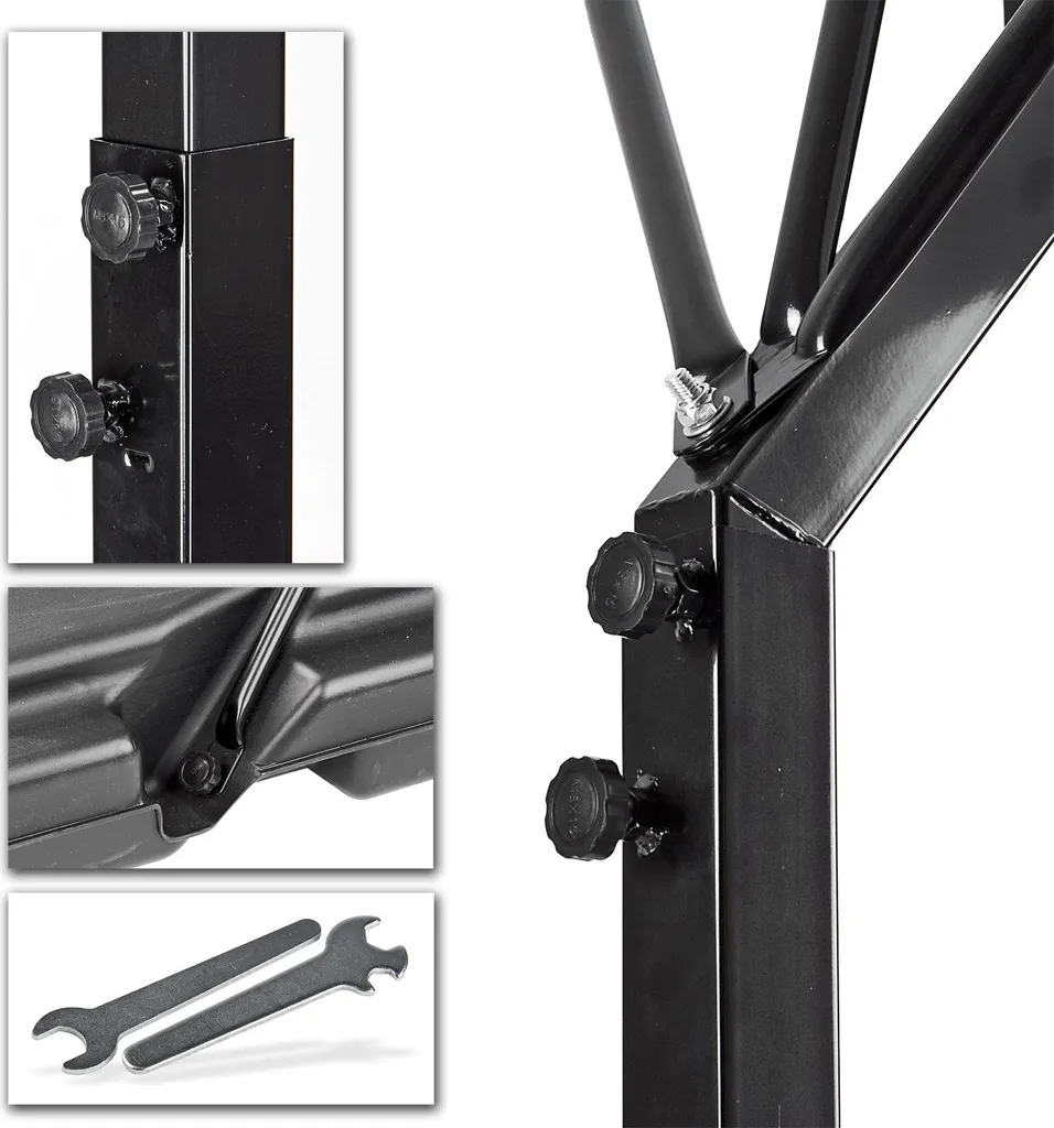 Panier de basket BK 260 réglable : Structure robuste et base à lester - 9