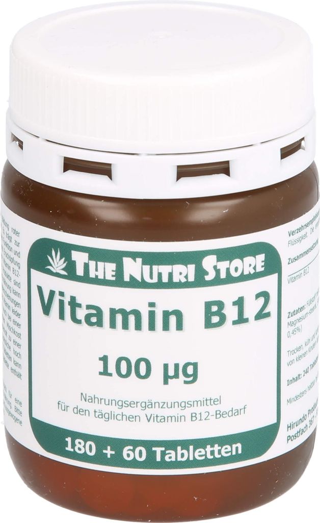 The Nutri Store Vitamin B12 100 μg Tabletten, 180 St. Tabletten