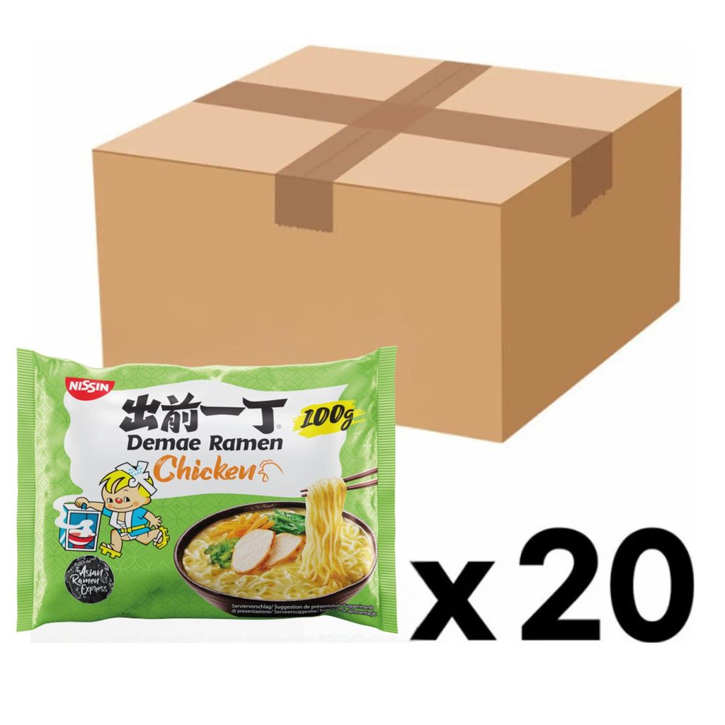 20er-Pack NISSIN Demae Ramen Instantnudeln Huhn 100g Produktbild 