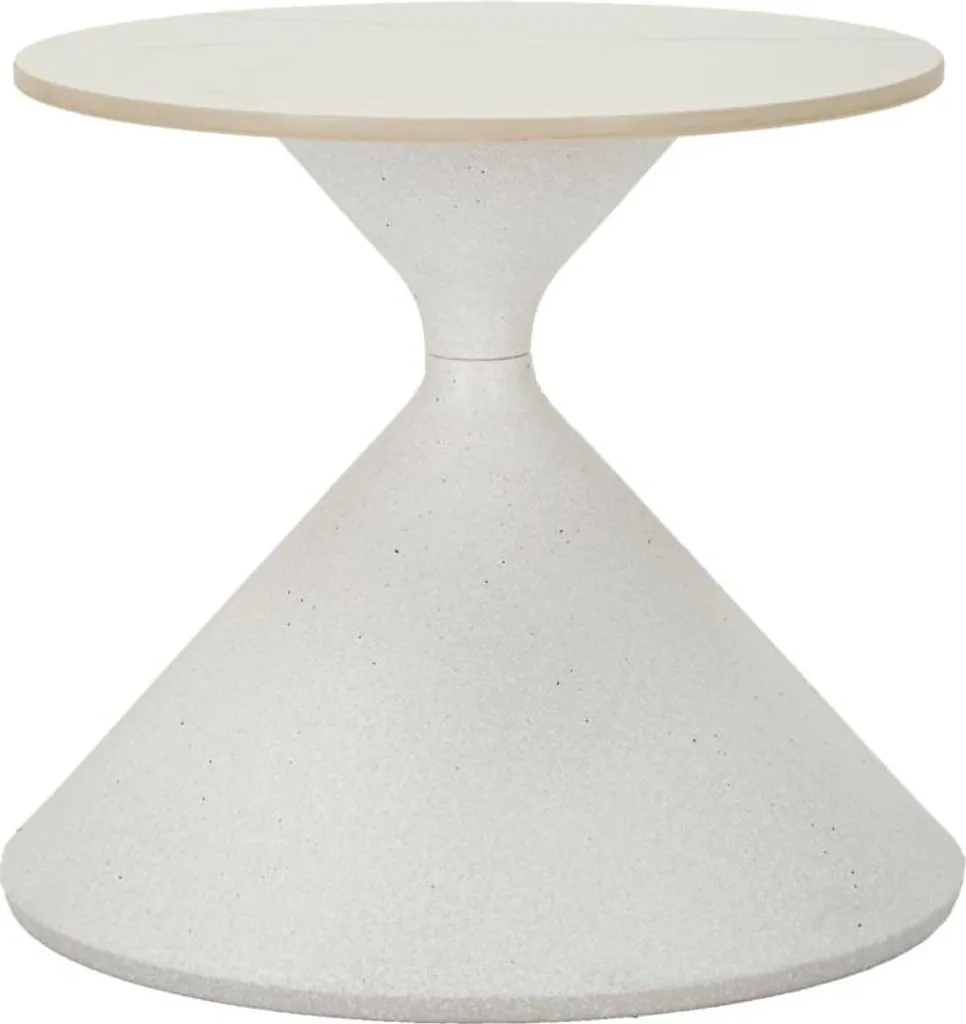 Table d'appoint stable argentée Hook pour optimiser vos petits espaces - 8