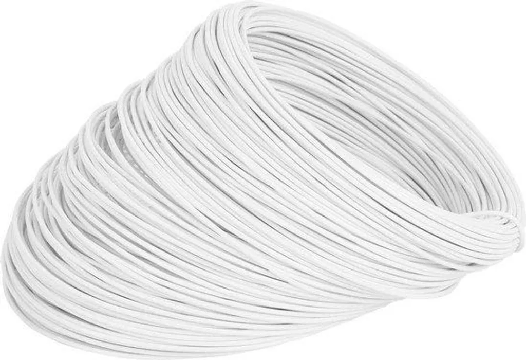 Câble acier blanc galvanisé 0,55 mm - Bobine 100m haute résistance
