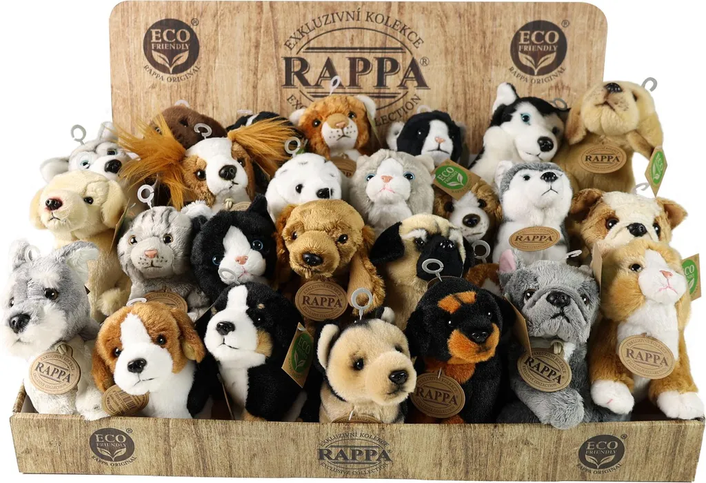 Peluche Chien et Chat RAPPA Collection Exclusive Éco-responsable