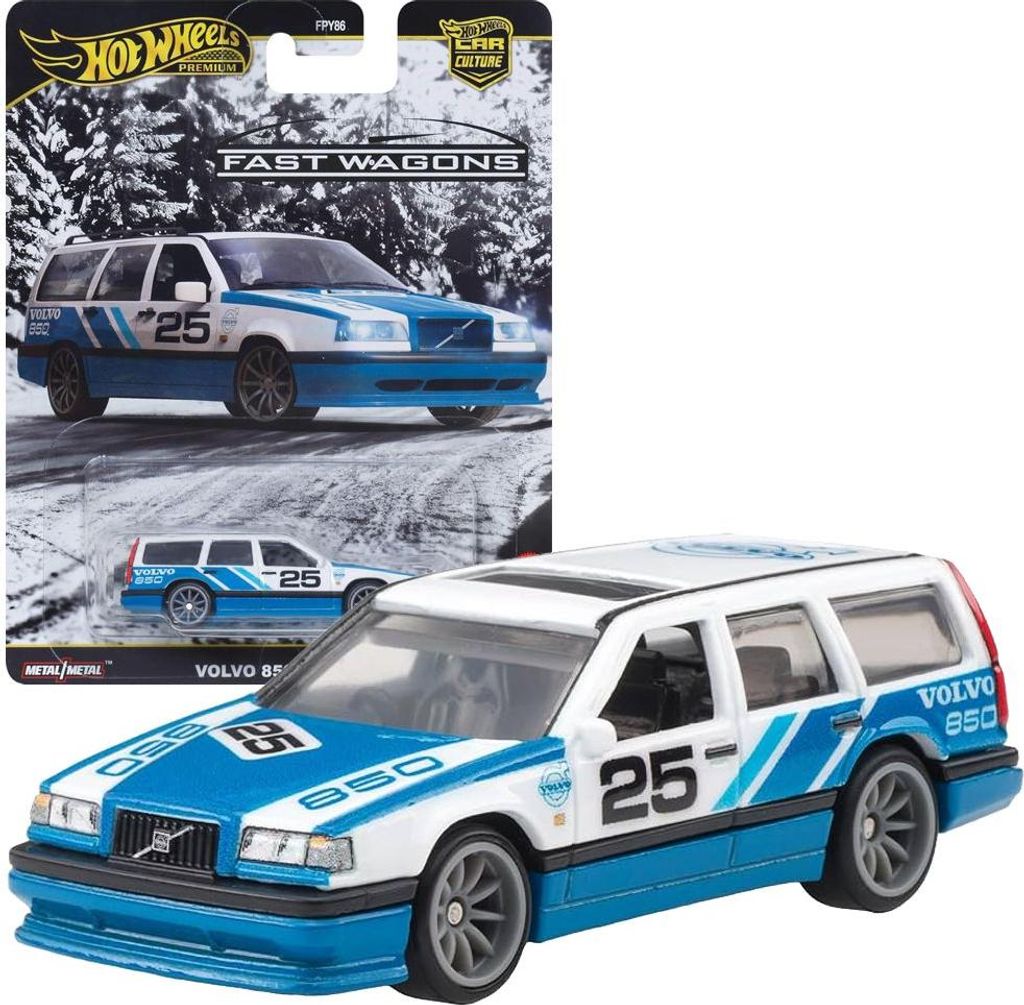 Volvo 850 Estate JBK68 | Hot Wheels | Veicolo Premium Car Immagine del prodotto 