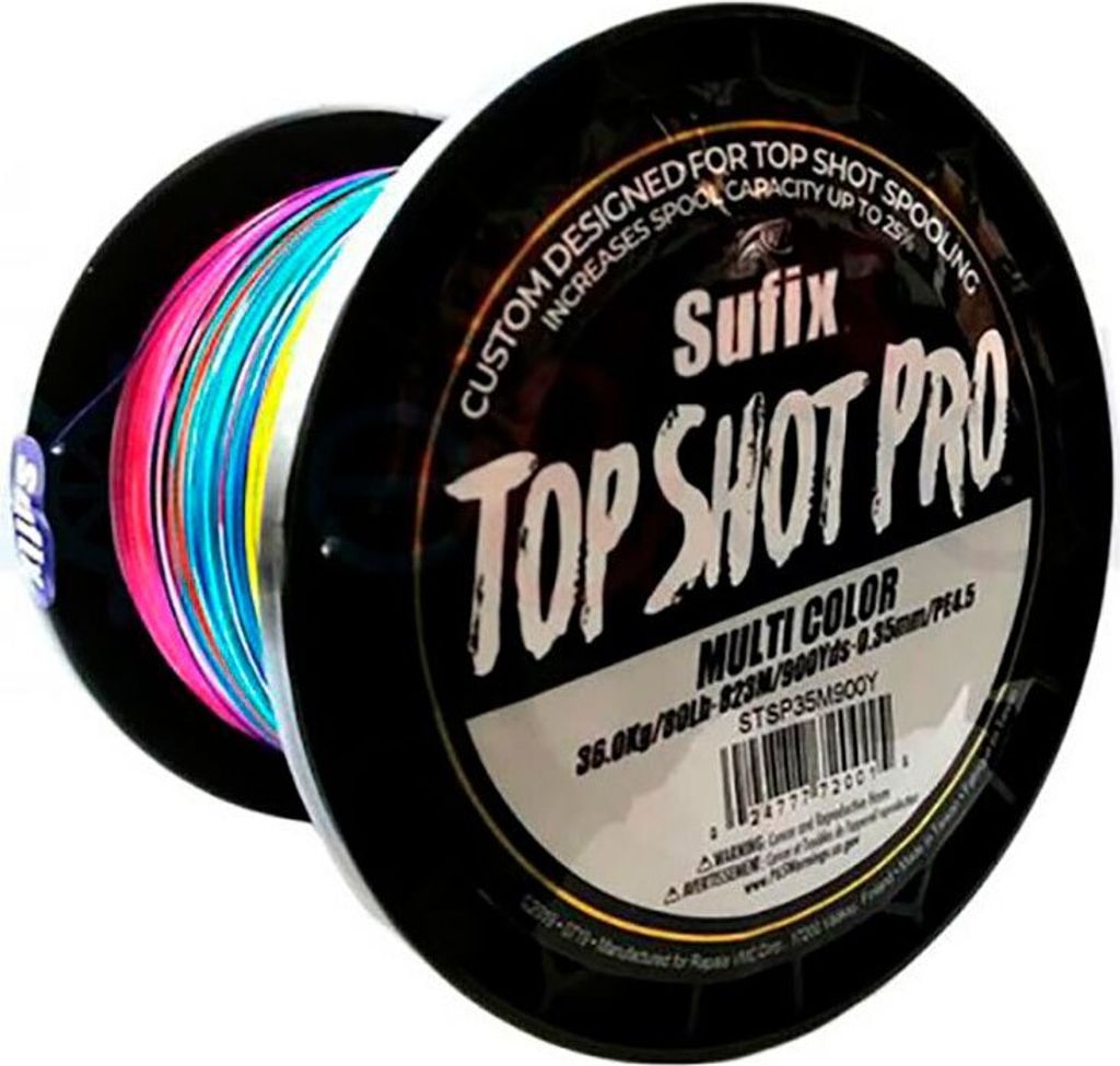 Sufix Top Shot Pro Geflochtene Schnur 823 M Mehrfarbig 0.350 mm Mehrfarbig 0.350 mm