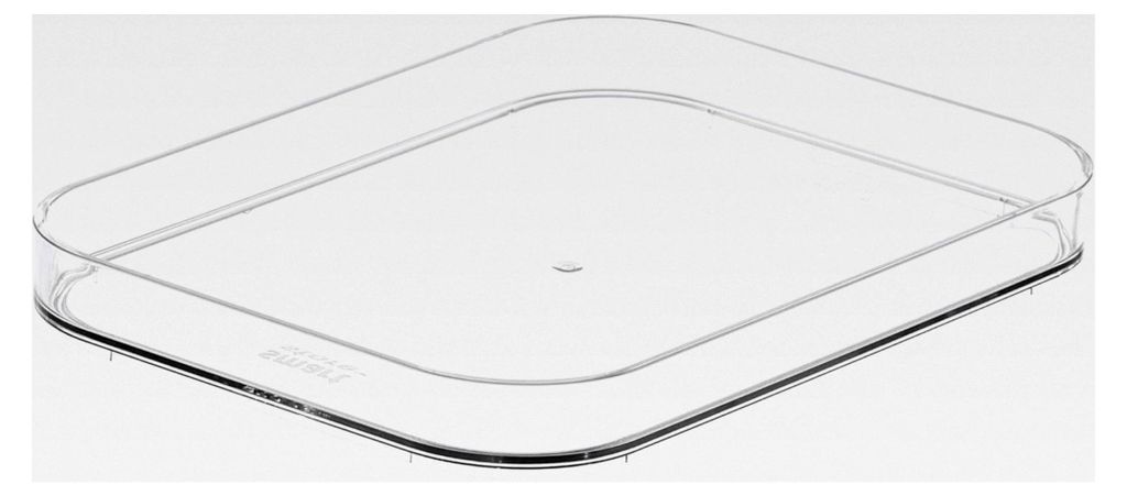 Kompakte S Aufbewahrungsbox mit Deckel, transparente und stapelbare Aufbewahrungslösungen für Küche und Zuhause