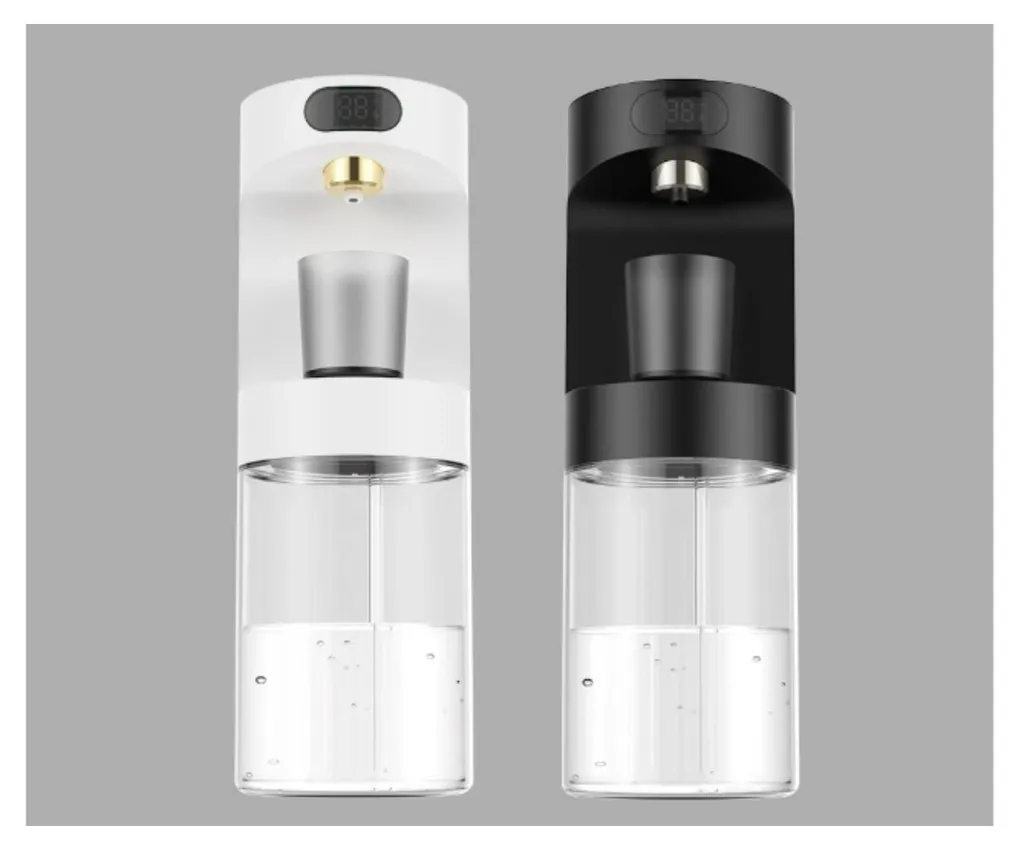 Distributeur de bain de bouche rechargeable avec écran LED connecté