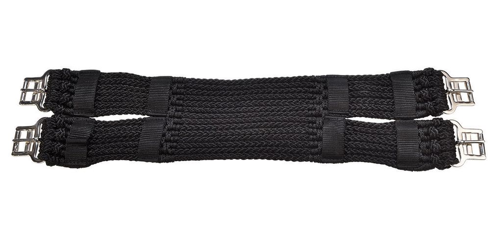 Busse Sattelgurt SCHNUR-DR schwarz, Busse_17_Groessen:60