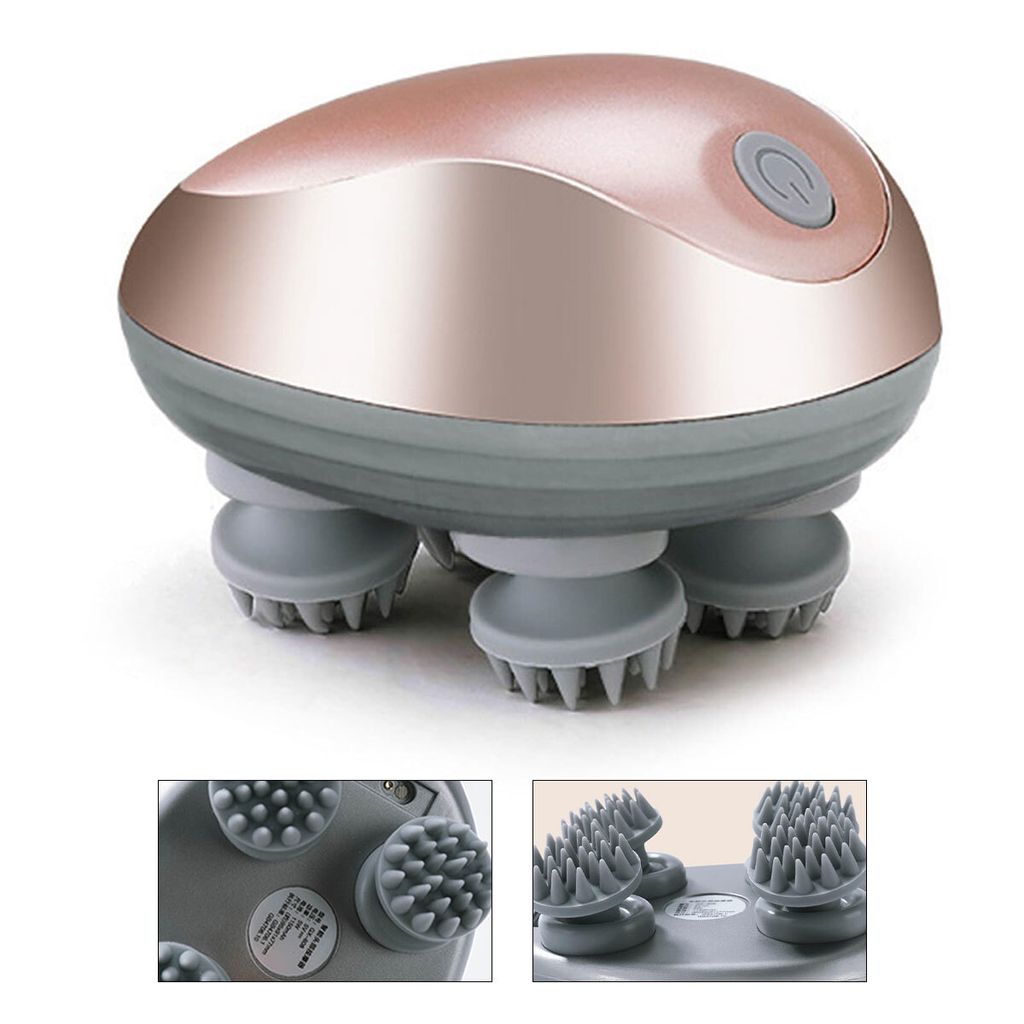 Kopfmassagegeräte, Elektrisches Kopfhautmassagegerät, Wiederaufladbares Massagegerät für Haustiere, Verfügbar für Menschen und Haustiere