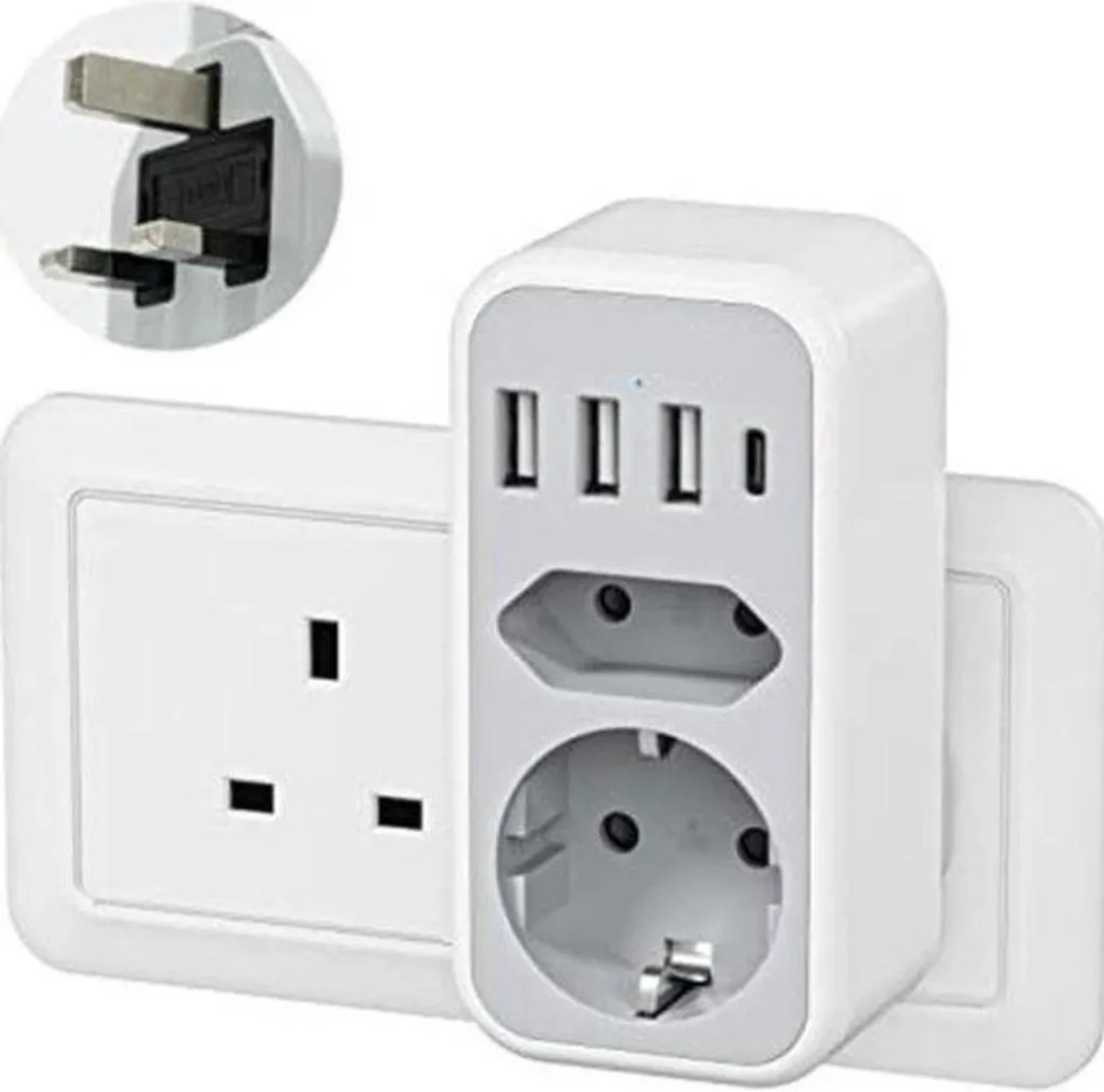 Adaptateur prise type G universel pour voyage Angleterre et Londres