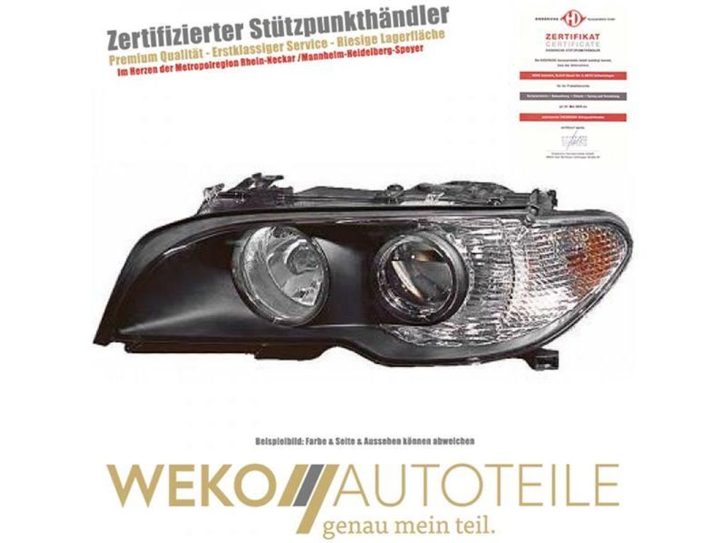 Diederichs Scheinwerfer li. BMW E46, 03->> DEPO+Motor für LWR