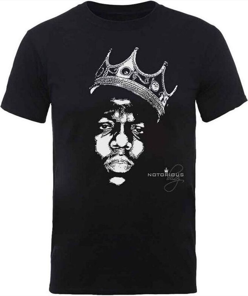 Notorious B.I.G. Crown Face Black 2XL Tričko Obrázok produktu 