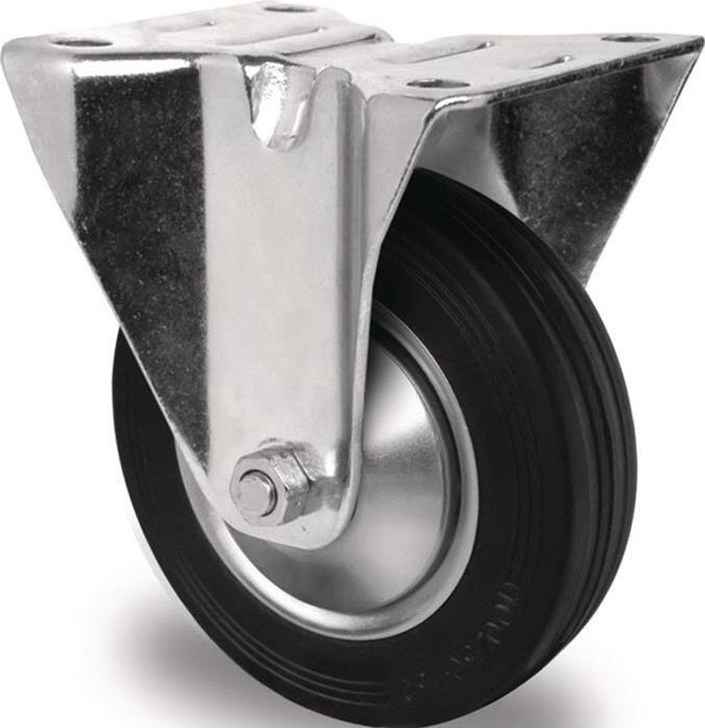 Tecwerk Bockrolle Vollgummi - 1 Stk.