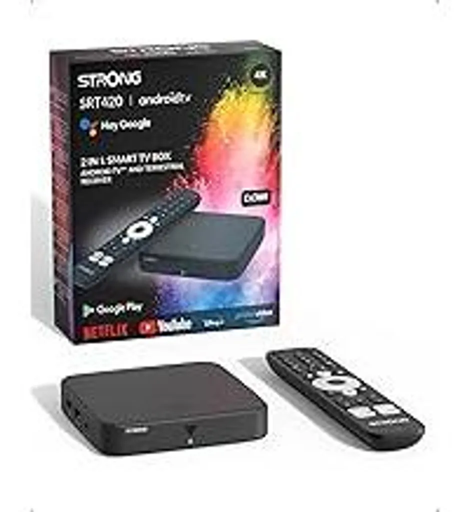 Decoder 4K STRONG SRT420: Rendi Smart la tua Vecchia TV con Android