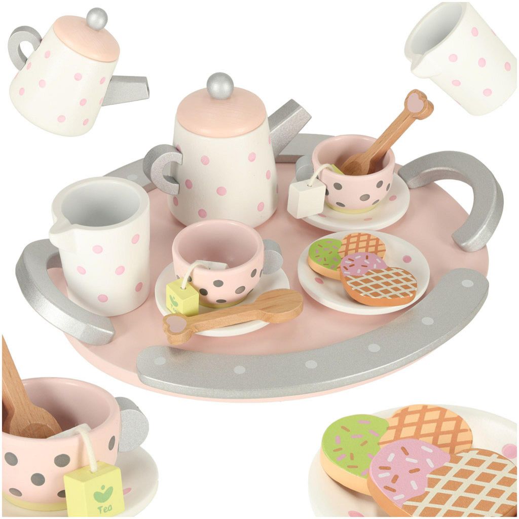 Lulilo Koffie Theeservies Houten Set Productafbeelding 