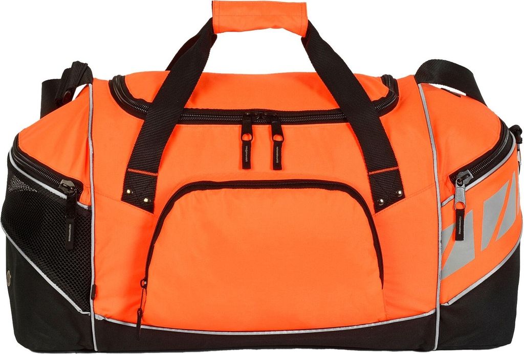 Shugon Daytona Universal Sporttasche / Reisetasche, 50 Liter BC1117 (Einheitsgröße) (Hi Vis Orange/Schwarz)