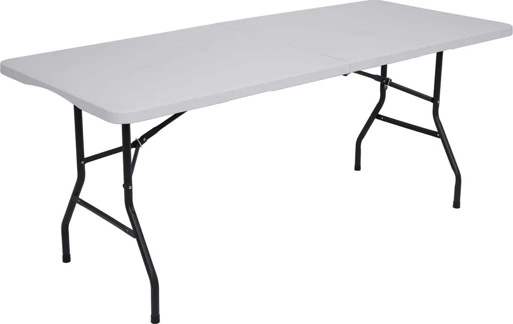 Table de camping compacte NILS Camp NC1618 blanc : fini l'encombrement