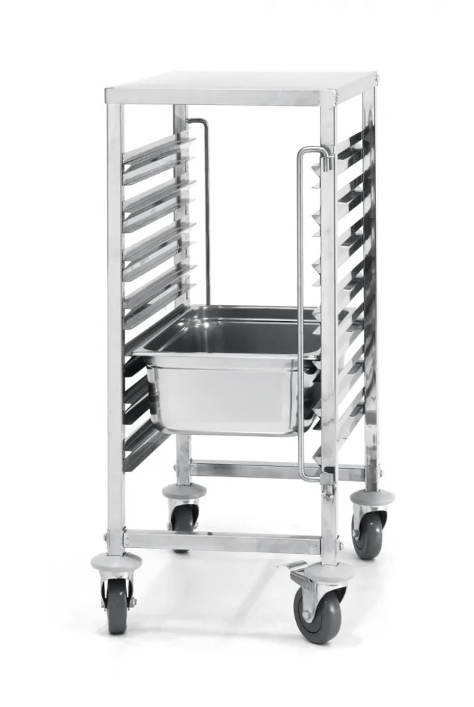 Chariot de débarrassage HENDI en Acier Inox - 7 Niveaux GN 1/1 Pro