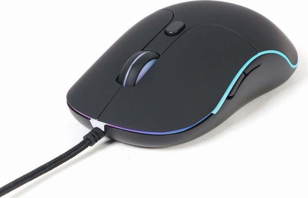 Gembird MUS-UL-02, Beidhändig, USB Typ-A, 2400 DPI, Schwarz Produktbild 