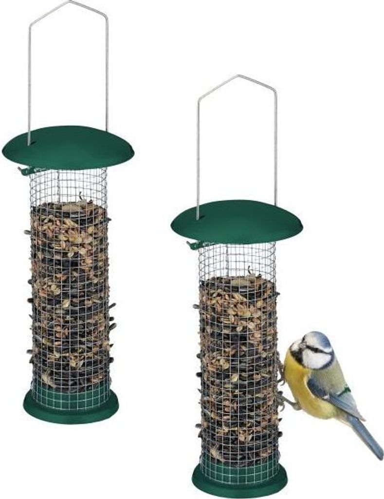 Vogelfutterspender (2 Stück) zum Aufhängen