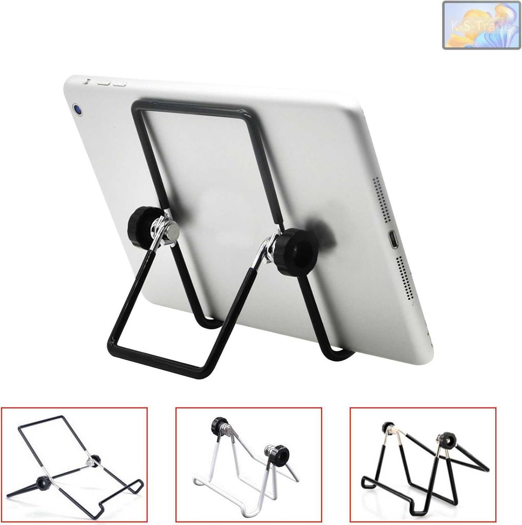 K-S-Trade Tablet-Ständer Tablet-Halterung Tablet-Aufsteller kompatibel mit Honor Pad 8 faltbarer Tischständer Tablet Halterung