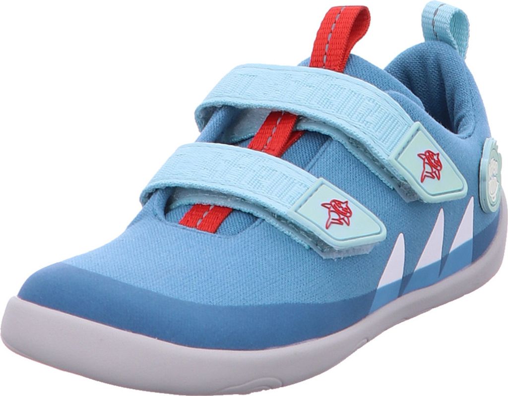 Affenzahn Lucky Hai scarpa con velcro blu Immagine del prodotto 