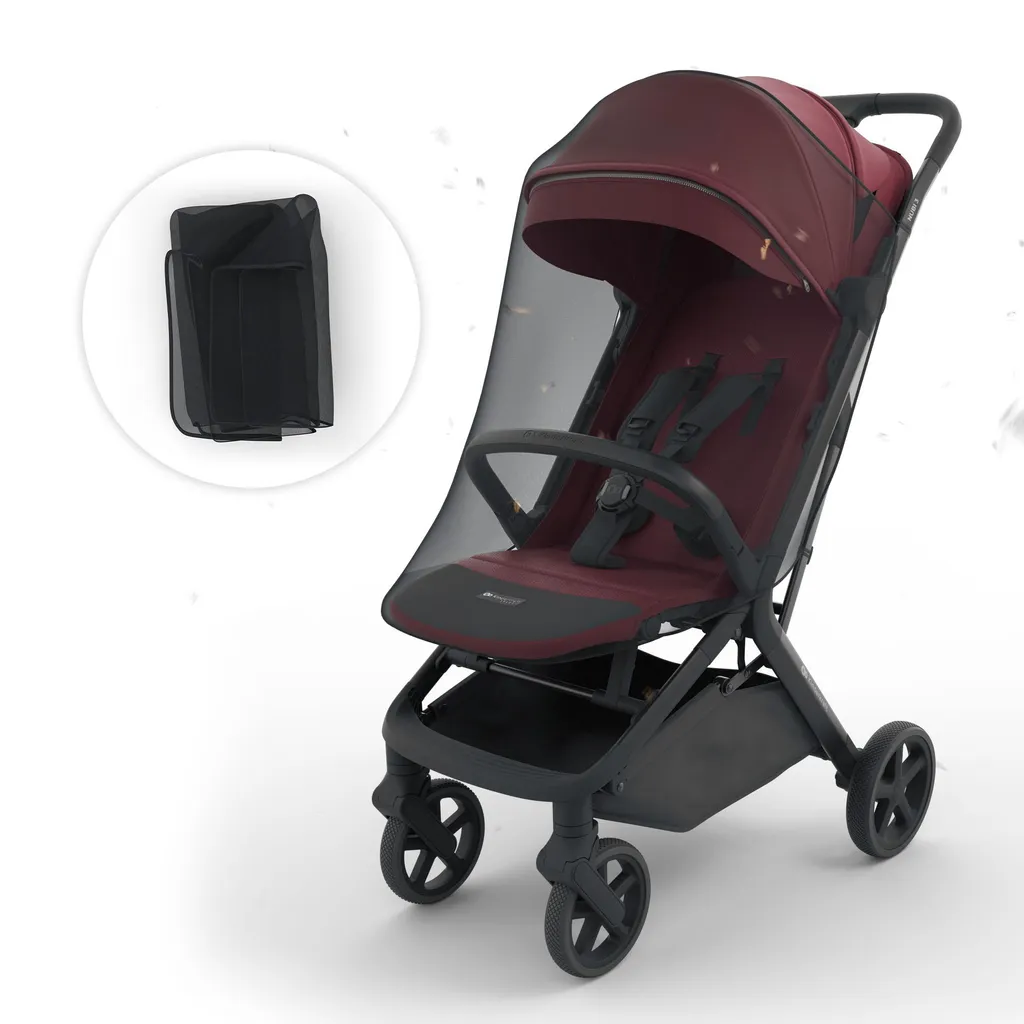 Poussette de voyage Kinderkraft Select Nubi 3 citadine rouge