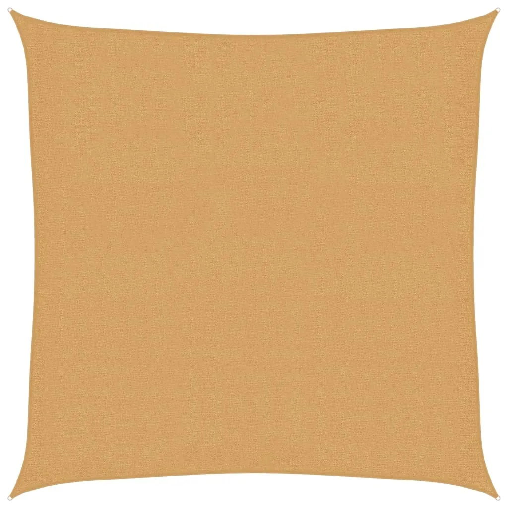 Vela Parasole 3x3 m HDPE Color Sabbia - Ombreggiante vidaXL Giardino