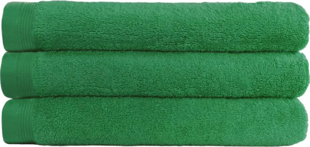 Asciugamano classico in spugna 50x100cm verde