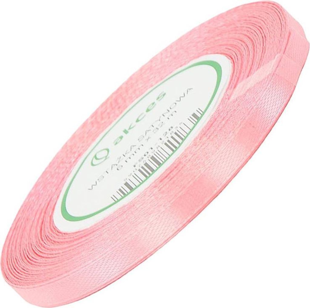 Rosa Satinband 6mm - 32mb Produktbild 