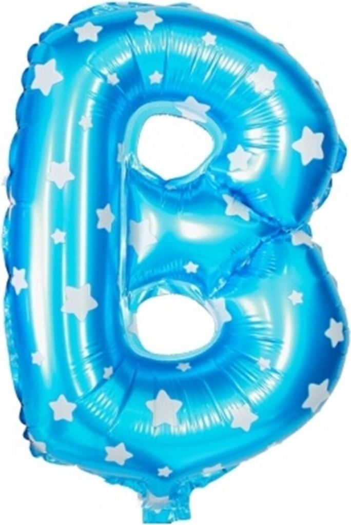 Buchstaben Luftballon 40CM Folienballon Blau B