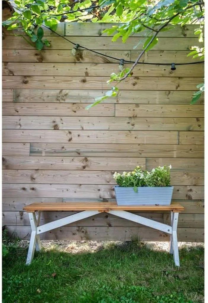 Bac à fleurs rectangulaire gris 50cm - Jardinière robuste décorative