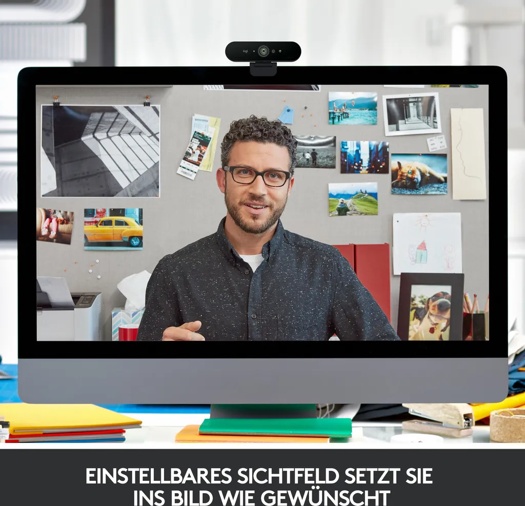 Webcam 4K Logitech BRIO Stream Edition pour Streaming et Visioconférence - 32
