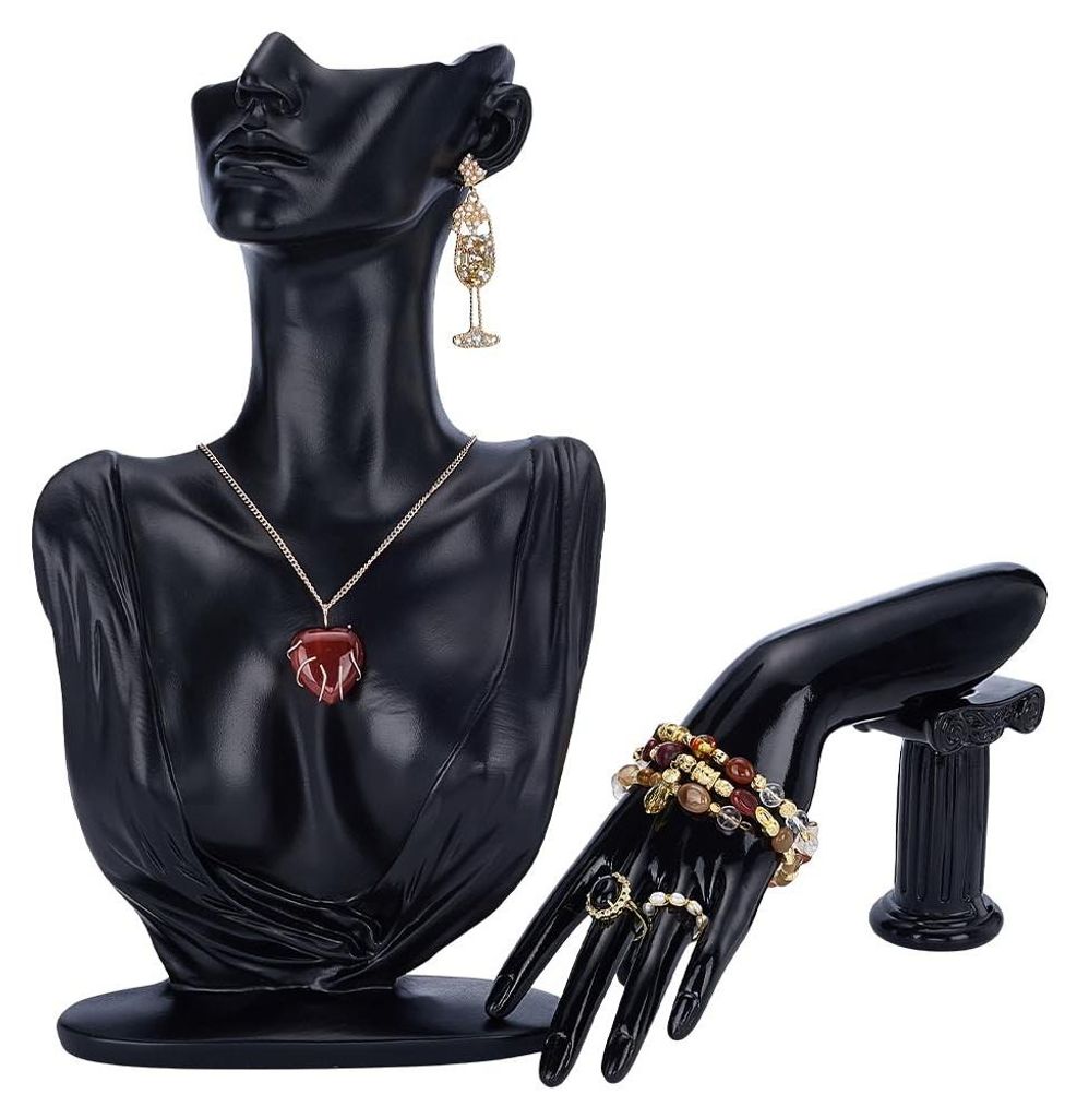 Set aus 2 Schmuckdisplay-Ständern - Modelles für Ketten und Produktbild 