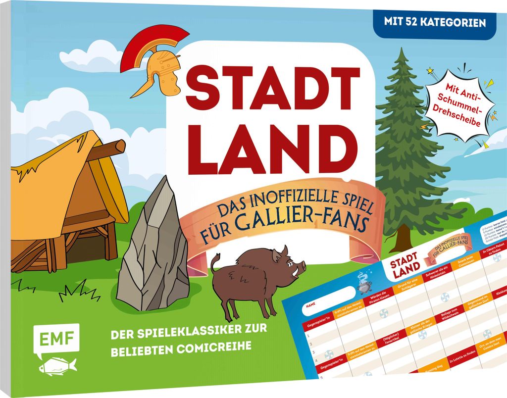 Stadt, Land, das inoffizielle Spiel für Gallier-Fans - Der Spieleklassiker zur beliebten Comicreihe
