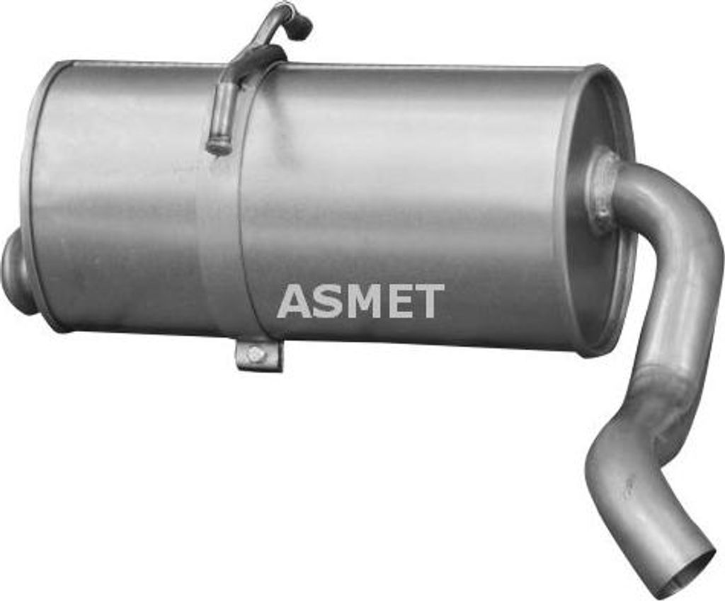 ASMET 8059 Endschalldämpfer OE 1726GN kompatibel mit Berlingo, Partner